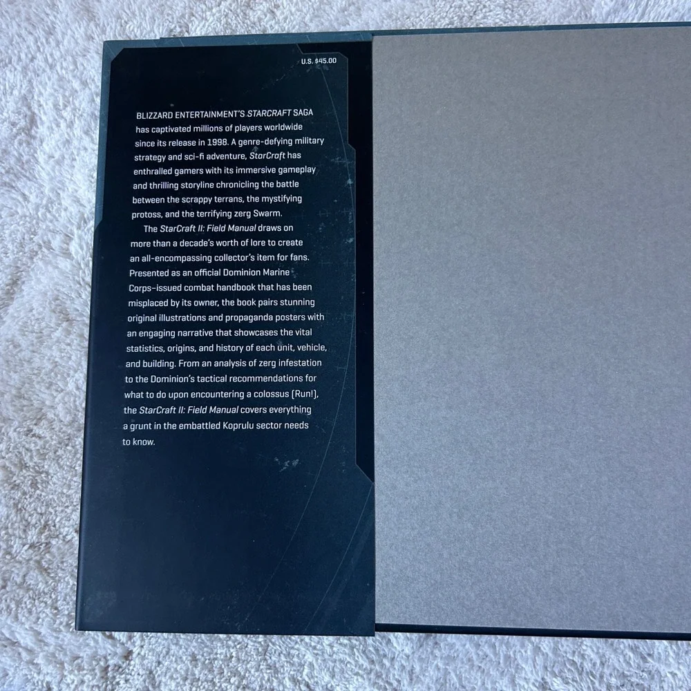 StarCraft II Field Manual Infantry Edition Vol 1 Hardcover 2015 by Rick Barba